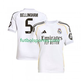 Camiseta Real Madrid Jude Bellingham 5 Primera Equipación 2025/2026